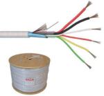Elan Cablu de alarma cu 6 fire ecranate, 0.22 cu alimentare, cupru integral, rezistent la flacara, 500m, 6CUEF+2x0.75-T (6CUEF+2x0.75-T)