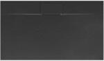 Rea Cadita dus dreptunghiulara negru Rea Bazalt Long 80x120 cm (5902557387632)