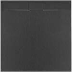 Rea Cadita dus patrata negru Rea Bazalt 90x90 cm (5902557387687)