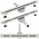 Rea Set rigola pentru dus plus capac auriu periat Rea Neo Ultra Slim 70 cm (5902557387038)