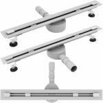 Rea Set rigola pentru dus plus capac inox periat Rea Neo Ultra Slim Pro 70 cm (5902557387007)