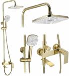 Rea Coloana de dus cu baterie monocomanda auriu Rea Storm (5902557392902)
