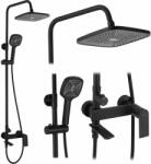 Rea Coloana de dus cu baterie monocomanda negru mat Rea Storm (5902557392940)