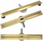 Rea Set rigola pentru dus plus capac auriu Rea Neox Slim Pro 70 cm (5902557394401)