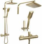 Rea Coloana de dus cu baterie monocomanda auriu periat Rea Tom (5902557398324)