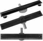 Rea Set rigola pentru dus plus capac negru Rea Neox 60 cm (5902557394364)