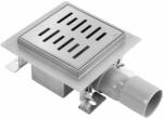 Rea Set rigola pentru dus plus capac inox periat Rea Line 12 cm (5902557387090)