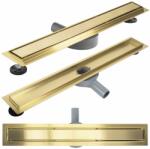 Rea Set rigola pentru dus plus capac auriu periat Rea Neox Pro 70 cm (5902557394524)