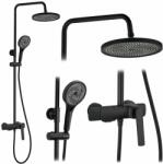 Rea Coloana de dus cu baterie monocomanda negru mat Rea Rebel (5902557390830)