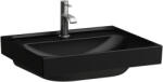 Laufen MEDA Mosdó, 55 cm, túlfolyónyílás nélkül, egy csaplyukkal, Matt Fekete H8101127161111 (H8101127161111)