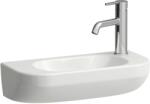Laufen LUA Kézmosó, túlfolyónyílás nélkül, 1 csaplyukkal jobb oldalon, Fehér LCC bevonattal H8150824001141 (H8150824001141)