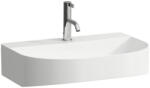 Laufen SONAR Mosdótál, alsó felülete csiszolt, túlfolyónyílás nélkül, egy csaplyukkal, Fehér LCC bevonattal H8163424001111 (H8163424001111)