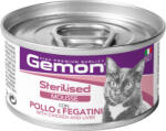 Gemon Cat Adult Sterilised Mousse with Chicken & Liver (24 x 85 g) 2.2 kg