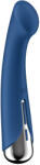 Satisfyer Spinning G-Spot 1 - vibrator pentru punctul G cu cap rotativ (albastru) Vibrator