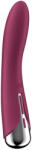 Satisfyer Spinning Vibe 1 - vibrator pentru punctul G cu cap rotativ (roșu) (4061504048697) Vibrator