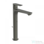 Ideal Standard CONNECT AIR magasított mosdó csaptelep automata leeresztővel, Magnetic grey A7025A5 (A7025A5)