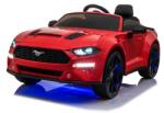  Ford Mustang 24V Elektromos kisautó, puha EVA kerekek, motorok: 2 x 16 000 fordulat, 24V akkumulátor, LED-es lámpák, 2, 4 GHz-es távirányító, MP3-lejátszó, eredeti licenc PIROS