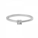 Moon Diamonds Gyémánt Köves Fehér Arany Eljegyzési Gyűrű (50-01160-1255F)