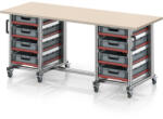 Auer Pro rendszerasztal 1980 x 720 mm EG ST 93 19872U UMLR (EG_ST_93_19872U_UMLR)