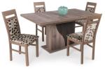 Divian Alíz asztal Léna székkel - 4 személyes étkezőgarnitúra