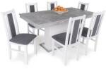  Flóra asztal Félix székkel - 6 személyes étkezőgarnitúra