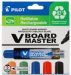 Pilot Marker whiteboard reincarcabil, varf rotund 2.0 mm, 5 buc/set, Vboard PILOT (PWBMAVBMS5BG)