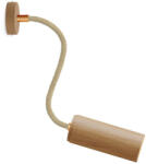 Creative-Cables Fermaluce Flex 30 lámpa mini fa rózsával és spotlámpával Tub-E14 lámpabúrával (APL01FLRASRN06SPOTLE)