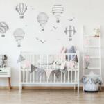INSPIO Baloane gri cu aer cald - autocolante pentru camera copiilor, Diverse bucati (9119f_1)