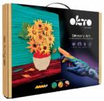  OKTO Set creativ 3D "Floarea-soarelui" 30 x 40 cm (OCT10008) Carte de colorat
