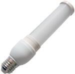  Inesa G24d Led fénycső + E27 foglalat. 8W, 720 lumen, 2700 kelvin, meleg fehér, forgatható fejjel. Hossza 19 cm, csak nagy lámpába jó! (LLKF8WG24d260404K2700E27)