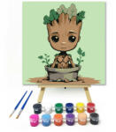  Bimbózó kis karakter - gyerek számfestő készlet