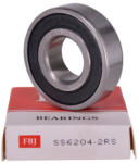  6204 2RS SS rozsdamentes mélyhornyú golyóscsapágy 20x47x14 mm