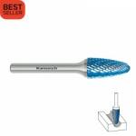 Karnasch Борфреза F (RBF) Ø 6, 0 x 18, 0 (Ø 6, 0) | 50mm HP-3 BLUE-TEC BESTSELLER (115051030)