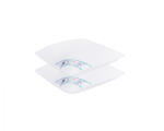Somnart SET 2 Perne Medicinale Hipoalergenice Somnart 40x40cm, HypoallergenicMed, 100% fibra poliester, lavabile la 95 de grade, fermitate medie spre tare (SETPR.MTS.MFB.40X40.MC.01)