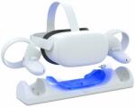 Vortex Virtual Reality VortexVR AL-Q006 stație de andocare pentru Oculus Quest 2 (VVR.LAD3.WHT.OQ2.2022)