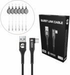 Vortex Virtual Reality VortexVR set cablu USB-A de 10m pentru Meta Link | Cu cârlige pentru Meta Quest 3 / 3S / 2 (VVR.K10M.HA.USB.A.OQ2.2022)