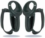 Vortex Virtual Reality VortexVR huse din silicon pentru controlere cu deschidere pentru baterie pentru Meta Quest 3 / 3S | Negru (VVR.SIL.GRIPS.BATTERY.BLK.QUEST3.2023)