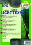  LIGHTTEX90 Árnyékoló háló 1x50m zöld 80% (28502_-_90)