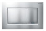 Geberit Sigma30 működtetőlap, 2 mennyiséges öblítéshez, matt króm easy-to-clean bevonattal/fényes króm (GE-115.883.JQ.1)