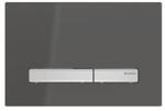 Geberit Sigma50 működtetőlap, 2 mennyiséges öblítéshez, krómozott/fekete (GE-115.788.DW.2)