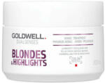 Goldwell Mască-tratament regenerantă pentru neutralizarea tonurilor galbene Dualsenses Blondes & Highlights (60 Sec Treatment) 200 ml Masca de fata