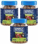 Simply from Nature Smart Bites din cerb, recompensa caini 3x130 g