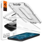 Spigen "Glas. tR SLIM EZ Fit" Apple iPhone 12 Pro Max Tempered kijelzővédő fólia (2db) (AGL01791)