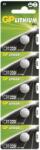 GP Batteries CR1220, lítium, 5 db buborékcsomagolásban (1042122015)