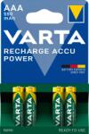 VARTA Recharge Accu Power Tölthető elem AAA 550 mAh R2U 4 db (56743101404)