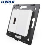 LIVOLO Modul priza media simpla USB, brand Livolo (VL-C7-1USB-11)