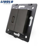 LIVOLO Modul priza media simpla USB, brand Livolo (VL-C7-1USB-12)