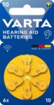 VARTA Hearing Aid Battery Hallókészülék-elem 10 6 db (24610101416)