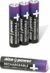 AlzaPower Rechargeable HR03 (AAA) 1000 mAh 4 darab környezetbarát dobozban (APW-BRAAA4BXV2)