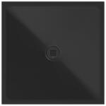 SAPHO GSI EXTRA FLAT zuhanytálca, ExtraGlaze, 90x90x2cm, matt fekete (46090926) (46090926) - szaniteresklimacenter
